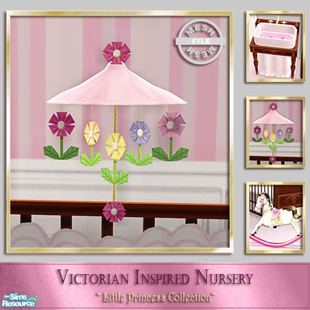 Sims 2 — Victorian Inspired Nursery - Crib Mobile by Cashcraft — Victorian Inspired Nursery, "Little Princess
