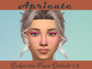 Sims 4 — Apricate | Euphoria Face Makeup 1.0 by apricate — The cutest Euhporia inspired face makeup! Featuring a