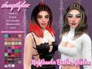 Sims 4 — Nightcrawler Electric Retexture (Mesh Needed) by shaystylez — 43 Swatches Teen to Elder Hair Category HQ