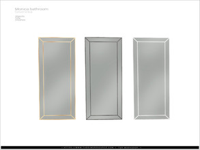 Sims 4 — Monica bathroom - wall mirror by Severinka_ — Wall mirror From the set 'Monica bathroom / Pt.II' Build / Buy