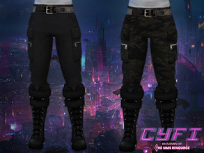 Sims 4 — CYFI Phalanx Pants by McLayneSims — TSR EXCLUSIVE Standalone item 6 Swatches MESH by Me NO RECOLORING Please