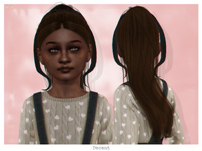 Sims 4 — JavaSims- Decent (Child Hairstyle) by JavaSims — -Female -Child Only! -35+ Colors -New Mesh! -Custom Thumbnail