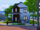 Sims 4 — 3 Bedroom Basic Starter - No CC by ImAliyahTeapot — I'm back with another relatively cheap build. No CC was