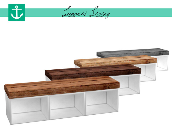 Sims 4 — Lunaris Living - TV Stand by zarkus — Lunaris Living - TV Stand 4 colors