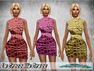 Sims 4 — Le Crocodile Dress by manjuelmarsims7 — A must have for Luxury Partys! Have fun with it! :) 