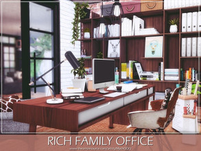 Sims 4 — Rich Family Office by MychQQQ — Value: $ 10,597 Size: 4x5