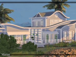 Sims 4 — Marine | noCC by simZmora — The house can be a holiday home. Separate bedroom with bathroom available! Lot:30x20