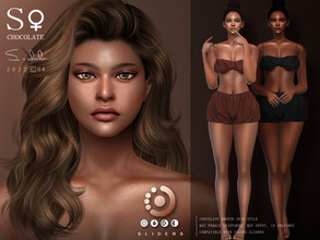 Sims 4 — Nature soft women colorful skintones by S - Club by S-Club — This skintone compatible with colors sliders, and