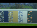 Sims 4 — Plain Swatches for Decor to the Max wallpaper by kaijufae — Matching, plain swatches for the Bird and Flower in