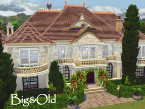 Sims 4 — Big and Old | No CC by GenkaiHaretsu — Big Old house in new wedding world