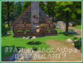Sims 4 — Stanley Jackalope Restaurant's (no CC) by Youlie25 — Sul sul, If you already miss the mood of Christmas, come to