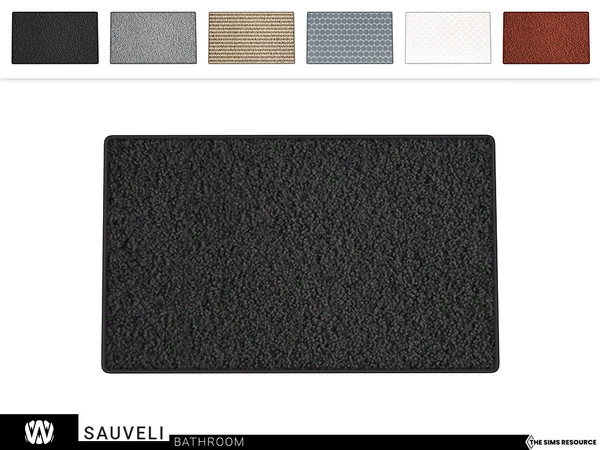 Sims 4 — Sauveli Bathroom Mat by wondymoon — - Sauveli Bathroom - Bathroom Mat - Wondymoon|TSR - Creations'2022