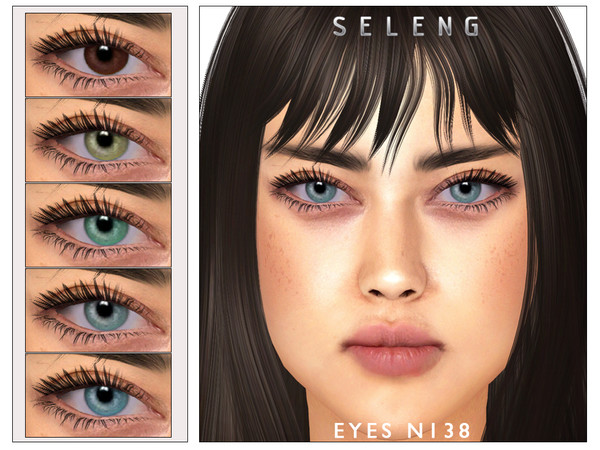 Sims 4 — Eyes N138 by Seleng — HQ compatible eyes with 17 colours. Allowed for all the ages. Enjoy!