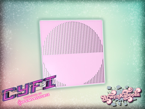 Sims 4 — CyFi Pink Mirror - Frame Upside Down by ArwenKaboom — Base game deco in multiple recolors. You can find all