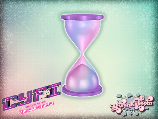 Sims 4 — CyFi Pink Mirror - Hourglass by ArwenKaboom — Base game deco in multiple recolors. You can find all items buy