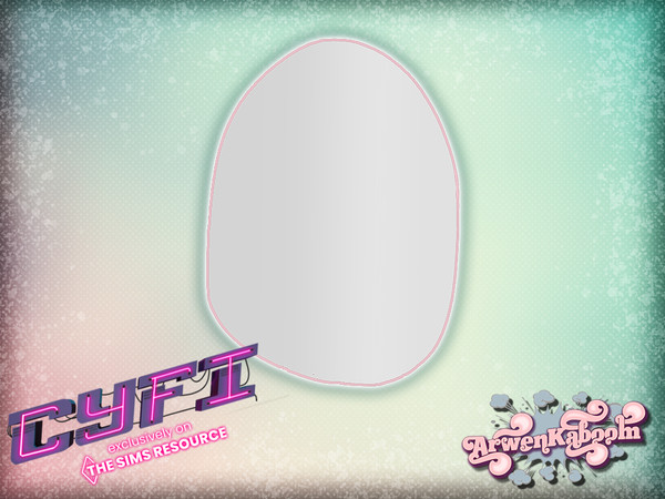 Sims 4 — CyFi Pink Mirror - Mirror by ArwenKaboom — Base game mirror in multiple recolors. You can find all items buy
