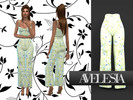 Sims 4 — Simple Bridgerton Pants by Avelesia — Teen-Adult-Elder