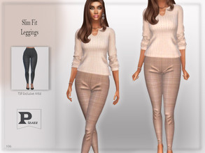 Sims 4 — Slim Fit Leggings by pizazz — Slim Fit Leggings for your ladies' sims. Sims 4 games. . Make it your own style!