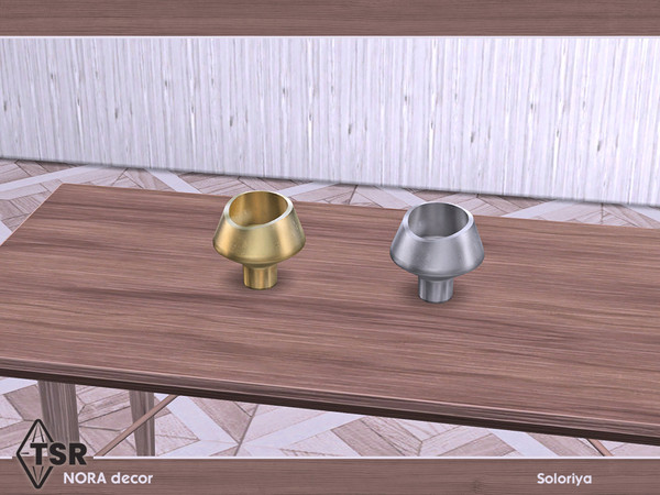 Sims 4 — Nora Decor. Vase, v3 by soloriya — Vase, version three. Part of Nora Decor. 2 color variations. Category: