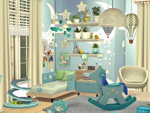 Sims 4 — Dreamland Nursery - CC  by Flubs79 — here is a cute Toddler Nursery for your Sims 