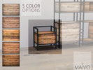 Sims 4 — side table SHIA **04 by Maivo — Small side table - 5 color options - Base game optimized (It's part of a shelf