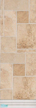 Sims 2 — Sandy Stone Wall Set - Sandy Stone Wall 3 by rythmgitr — 5 walls, one floor. Perfectly tiled golden sand color