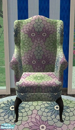 Sims 2 — TC67 Resting Corner - Armchair by Riverwillows — A nice cozy little sitting set, perfect for soothing frazzled