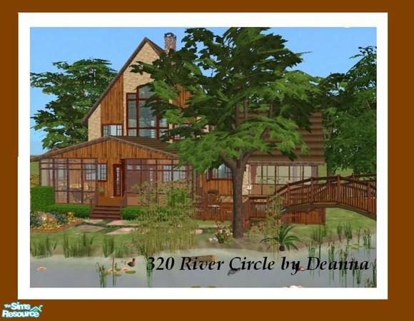 Sims 2 — 320 River Circle by DEANNA73070 — Your Sims will love this 4 bedroom, 2 bath home....The fourth bedroom is
