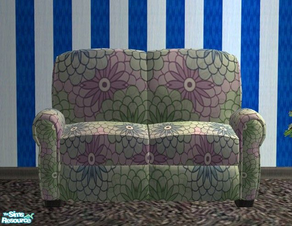 Sims 2 — TC67 Resting Corner - Loveseat by Riverwillows — A nice cozy little sitting set, perfect for soothing frazzled
