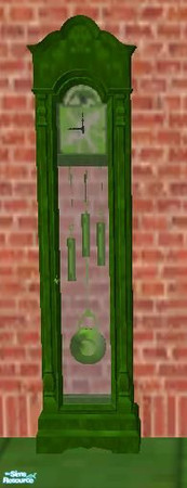 Sims 2 — green clock by apemassie — :)