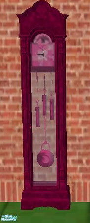 Sims 2 — pink clock by apemassie — :)