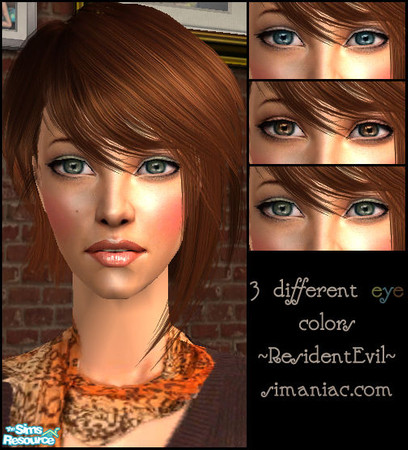 Sims 2 — Eye Set  -07- by ResidentEvil381 — blue, green, brown (it will be hazel, i am not sure :D )