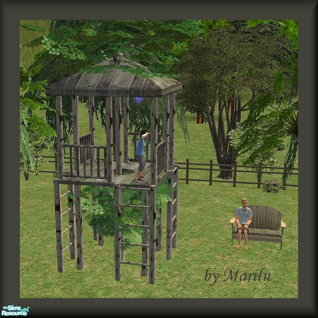 Sims 2 — Treehouse by marilu — Lookout for Childrens