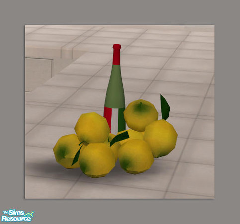 Sims 2 — Morrigan Fruit Lemons - #382456 by DOT — Morrigan Fruit Lemons *GET MESH* Morrigan Tile. Sims2 by DOT at The