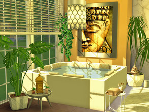 Sims 4 — Borneo Bathroom - CC  by Flubs79 — here is a exotic and elegant Bathroom for your Sims 