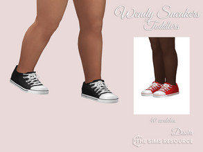 Sims 4 — Wendy Sneakers v1 Toddlers by Dissia — Cute sneakers for toddlers :) Available in 40 swatches