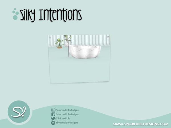 Sims 4 — Silky Intentions Mirror by SIMcredible! — by SIMcredibledesigns.com available at TSR