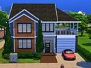 Sims 4 — 135 Keeble Ave - NO CC Shell by newbiesimsie — It's been awhile since I built something! Since I work at a