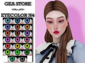 Sims 4 — Gea Eyecolor N4 by Gea_Store — 20 colors swatch BGC HQ Face paint category Dont reclaim this as yours and dont