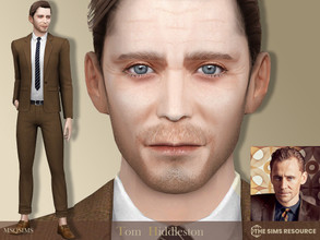 Sims 4 — Tom Hiddleston - TSR CC Only by MSQSIMS — Tom Hiddleston is an Adult and a World-Famous Celebrity. He is
