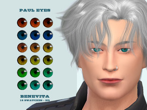Sims 4 — Paul Eyes [HQ] by Benevita — Paul Eyes HQ Mod Compatible 18 Swatches I hope you like! :)