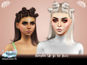 Sims 4 — Shimydim We Go Up Hairstyle by Shimydimsims — Hi! I hope you will like this hair! It's medium-length hairstyle