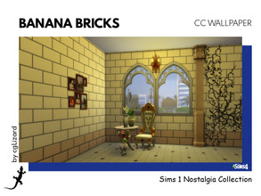Sims 4 — Banana Bricks - Sims 1 Nostalgia Collection by cgLizard by cgLizard — Do you miss The Sims 1 iconic build/buy