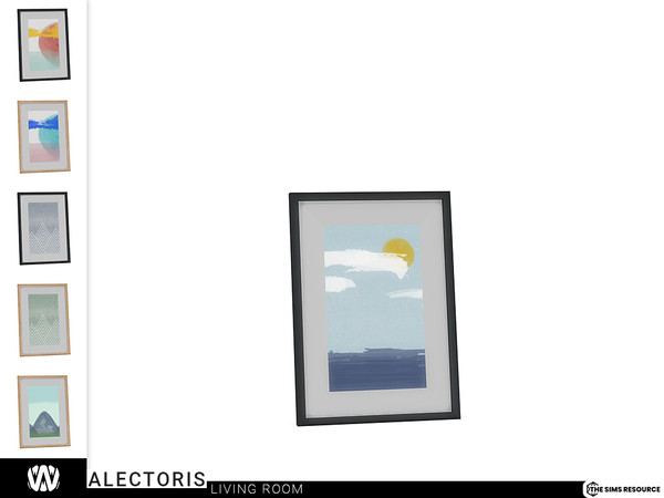 Sims 4 — Alectoris Painting by wondymoon — - Alectoris Living Room - Painting - Wondymoon|TSR - Creations'2022