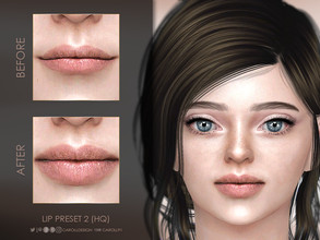 Sims 4 — Lip Preset 2 (HQ) by Caroll912 — A large lip preset for female Sims. Preset is suited for Teen- Elders and all