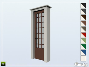 Sims 4 — Luton Door Glass 1x1 by Mutske — Part of the constructionset Luton. Made by Mutske@TSR.