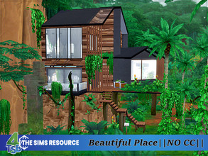 Sims 4 — Beautiful Place by Bozena — The house is located in the Selvadorada. Lot: 40x20 Value: $ 66 723 - rental for one