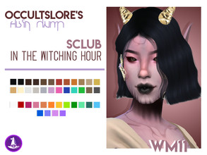 Sims 4 — WM 11 - SCLUB Recolor by rachirdsims — Recolored in the new "Witching Hour" palette. 24 shades similar