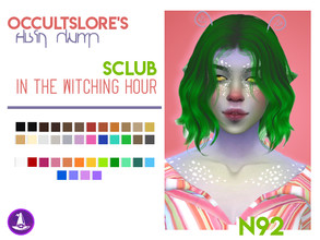 Sims 4 — N92 - SCLUB Recolor by rachirdsims — Recolored in the new "Witching Hour" palette. 24 shades similar