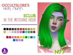 Sims 4 — N77 - SCLUB Recolor by rachirdsims — Recolored in the old "Witching Hour" palette. 24 shades similar